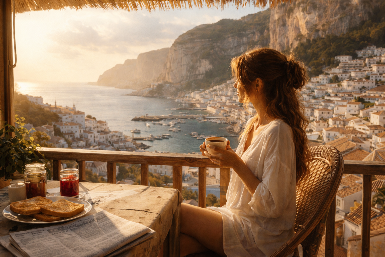 Een rustig ontbijt aan het einde van de wereld (ChatGPT)